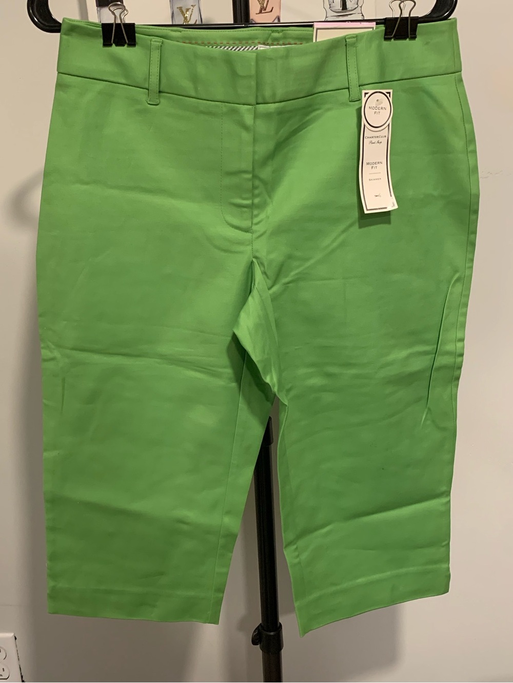 Charter Club Bright Green Capri Pants